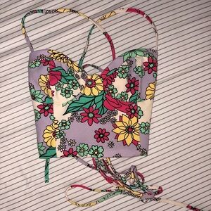 Zara Multicolor Floral Top